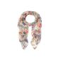 Women Accessorize classic silk scarf printed with multicolored butterflies Multicolored Size One size (Clothing)