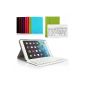 CoastaCloud smart cover Protection Cover with QWERTY keyboard ipad mini 2, iPad Mini 1 CHOX color: Green and White (Electronics)