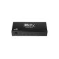 Cablesson HDMI splitter (Splitter box) 4 outputs, Port 1x4 (1 x 4) (1 input, 4 output (s)) - Amplifier Active 3D ASSETS ** ** v1.3 - 1080p - Full HD - Separates an HD signal from Canalsat HD TV boxes;  Bein, Orange TV, Freebox, SFR Box and Bbox TV, Xbox 360, Xbox One, PS3, PS4, Wii U Nintendo, Blu-Ray and PC to 4 display (s) HD.  (Electronic devices)