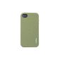 Juppa Sandstorm ® Hard Back Case with Rubber Rim for Apple Iphone 4 4S - Green (Electronics)