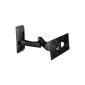 Hama TV Wall Mount Full Motion (2 arms), tiltable, swiveling (fully articulated), for 25-81 cm diagonal (10 - 32 inches), for max.  20kg VESA 200 x 100, black (Accessories)