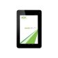 Acer Iconia B1-711 17.8 cm (7 inch) tablet PC (ARM MTK MT8389, 1.2GHz, 1GB RAM, 16GB eMMC, WiFi, 3G, UMTS, Android 4.2) white (Personal Computers)