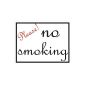 S2348 PLEASE NO SMOKING metal advertising sign, XL RETRO STYLE (household goods)
