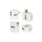 Genuine QIBOX Universal Dual USB Port AC Power Adapter Wall Travel Charger with US Wall Plug for Apple iPhone 6 6Plus 5 5S 5C 4 4S 3GS, iPad 1 2 3 4 5 Air iPad iPad Mini (All iPhone and iPad Series Products), Samsung Galaxy S3 S4 S5 S6 Galaxy Note 5 Note 4 Note 3 Note2 Galaxy Tab (All Galaxy Series Products), Google Nexus, HTC, Sony Android Smart Phones - UL CE FCC Certified (Electronics)