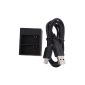VKtech Double Charger USB charging AHDBT-301 Power Bank for GoPro Hero Camera 2/3 / 3+ (Electronics)