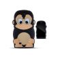MONKEY Zooky® Black Silicone Case / Case / Cover for Samsung Galaxy S4 (Wireless Phone Accessory)