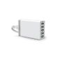 Anchor 25W 5 Port Desktop USB Charger with PowerIQ Technology (White)