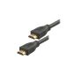 Generic HDMI 2 meter cable with molded plugs Connection 24K gold (Accessory)