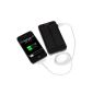 EZOPower solar charger battery 1500mAh portable external backup with flash light (Electronics)