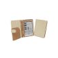 Cover-Up Cover from natural hemp fiber for Sony Reader PRS-T1 / T2-PRS (in the Book-Style) Sahara Brown (Accessories)