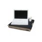 Bosign LAP TRAY pillow tray antislip black-brown (Accessories)