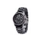 Detomaso - DT3004-D - Aurora - Ladies Watch - Quartz Analog - Black Dial - Black Ceramic Bracelet (Watch)