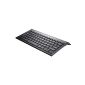 Perixx PERIBOARD-410FR, ultra-flat keyboard - Mini Keyboard - Wired Keyboard - USB - 1 additional hub - 299x149x19mm size - Silent X Type Chiclet keys - QWERTY (Electronics)