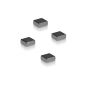 Lot 12 super-strong neodymium magnets for whiteboards and glass tables | 10x10x4mm