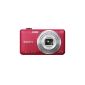 Sony DSC-WX80 digital camera (16.2 megapixels Exmor R sensor, 8x opt. Zoom, 6.9 cm (2.7 inch) LCD dispaly, 25mm wide-angle lens, Wi-Fi function) Red (Electronics)