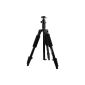 High quality tripod for the demanding user, Aluminium black, 3-D head, quick release plate, now a new model by 8 January (Electronics)