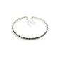 Necklaces Choker End Swarovski Crystal (Clear & Black) (Jewelry)