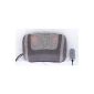 Shiatsu massage cushion for the powerful massage with 4 rotating massage heads, the red light and heating + remote control function.