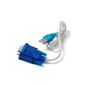 USB 2.0 adapter to RS232 Serial DB9 9 Pin Serial Cable (Electronics)