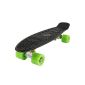 FunTomia® Mini Board Skateboard 57cm with or without LED light wheels incl. ABEC-11 bearings in different colors to choose from (equipment)