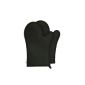 1 pair of kitchen gloves - Black - Silicone and Cotton