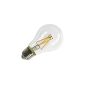 E27 LED Flull glass filament bulb 6W COB 360 ° light angle 6 Watt Warm White 2700K-3000K clear 600 lumens clear