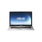 Asus N750JV-T4145H 43.9 cm (17.3-inch) notebook (Intel Core i7 4700HQ, 2.4GHz, 8GB RAM, 1TB HDD, SSD 256, NVIDIA GT 750M with 4GBVRAM, Win 8) Silver (Personal Computers)