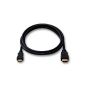 HDMI cable for Panasonic Lumix DMC-FZ150 Digital Camera | Mini C | gilded | Length 1.5m (Electronics)