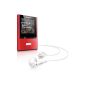 Philips GoGear Vibe MP3 / Video Player 4GB (3.8 cm (1.5 inch) LCD screen on) Red (Electronics)