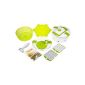 Genius 26171 Salad Chef Junior cutting and spin-Set 9-piece, kiwi (household goods)