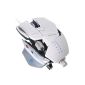 Mad Catz Wired Gaming Mouse RAT7 for PC and MAC - White (Personal Computers)