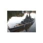 RC Battleship Bismarck DESTROYER RC BOATS RTR COMPLETE INCL.  Remote control battery, accessories, 001 (Toys)