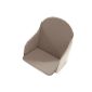 PVC taupe chair cushion (or ecru, if you return it, it works too!)