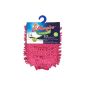 The Housewife Glove Microfiber Frizzy Rose 22 x 14 cm - 3 Pack (Health and Beauty)