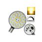 G4 LED dimmable with 2 Watt (36x SMDs) 12V AC / DC 120 degrees (approximately) Lamp G4 lamp base spot Halogen bulb Dimmer