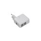 Universal Portable Battery Charger 4-Port USB Travel Charger Adapter multiport adapter Wall Charger for iPad Air;  iPad mini;  iPhone 6 Plus / 6 / 5S / 5 / 4S;  Samsung Galaxy S4 / S3 / Note 3 / Note 2;  Smartphones, EU plug (Electronics)