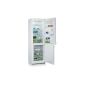 Severin KS 9782 refrigerator-freezer / A +++ / 185 cm height / 147 kWh / year / 214 liter refrigerator / freezer 88 liters / white / Intensive freezer drawer (Misc.)