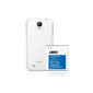 Anker 5200mAh power battery with white battery cover for Samsung Galaxy S4 S IV SIV, I9500, I9505 - with NFC / Google Wallet (Accessories)