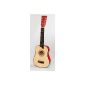 Children guitar toy guitar 64 cm in nature-Red (Toy)