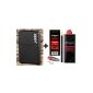 Zippo Lighter Black Matte LOGO + Accessories L & Lighter Black Matte (household goods)