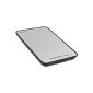 Sharkoon QuickStore Portable USB 2.0 enclosure for 2.5 inch (6.4cm) SATA HDD incl. Backup function silver (Accessories)