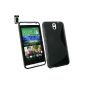 Emartbuy® HTC Desire 610 Ultra Fine TPU Gel Case Cover Case Cover Black (Electronics)
