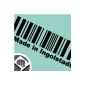 Made in Ingolstadt barcode sticker decal - Stickerbomb Bombing - black or white - Tuning - DUB | Dubway (white exterior adhesive)
