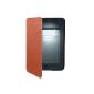 MulBess Brown Covers Leather Protective Carrying Case Case Cover Leather Cover with reading light for the new Amazon Kindle Touch and Kindle Touch 3G WiFi 6 