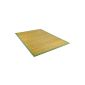 Bamboo Mat With Colorful Border In Different Sizes - 120x170cm Green