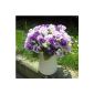 SOLEDI Flower Bouquet Artificial Silk and Plastic (purple) (Kitchen)