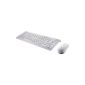 Perixx PERIDUO-303W UK, Wired Compact Keyboard and mouse set - USB - Piano White Design - Stylish Chiclet Key Top Design - 7 Multimedia Keys - UK English Layout (Accessories)