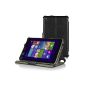 IVSO Leather Multi Angled Case Cover Case with Stand for Acer Iconia W4-820 Tablet PC (For Acer Iconia W4-820, Multi-Angled Black) (Electronics)