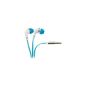 Vivanco MBL 8083 Aircoustic Stereo Headset for Smartphones (1.2 m cable length) white / blue (accessory)