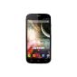 Wiko Darkmoon Smartphone Unlocked (4.7-inch Screen - 4GB - Dual SIM - Android 4.2.2 Jelly Bean) Dark Blue (Electronics)